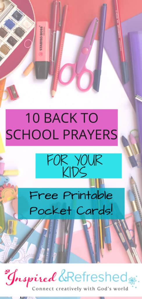 10 Back to School Prayers for Your Kids! - Inspired and Refreshed Blog